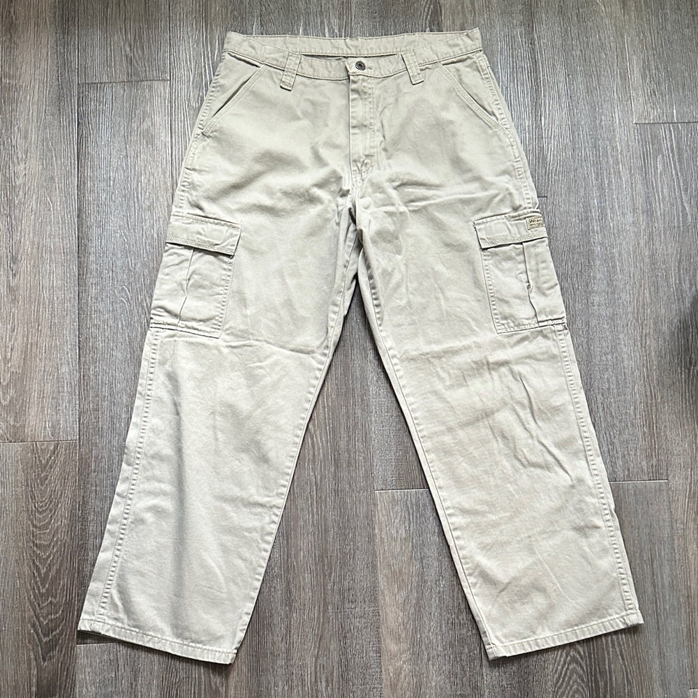 Wrangler Tan Gorpcore Cargo Pants